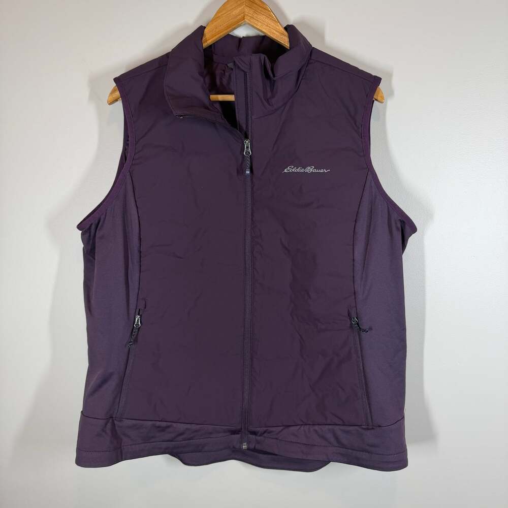 Eddie Bauer Womens Down Loft Hybrid Down Vest Purple T2XL XXL NWT